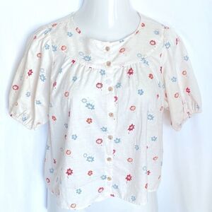 Madewell Prose Shirt in Dotted Floral Heyday
